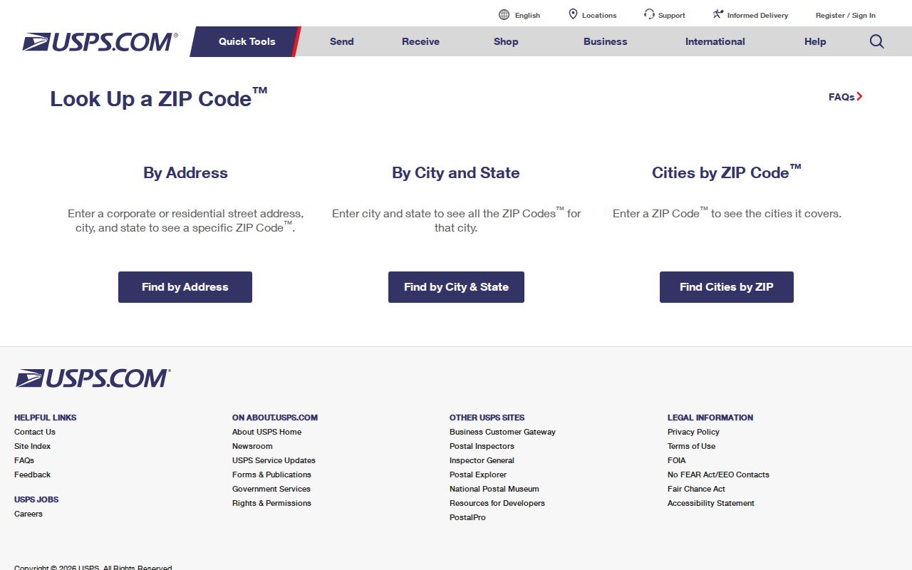 Port Arthur ZIP code directory USPS postal lookup fields